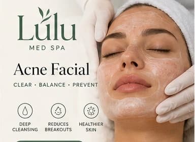 Acne Facial at Lulu Med Spa
